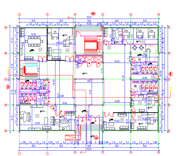 Office Building Working