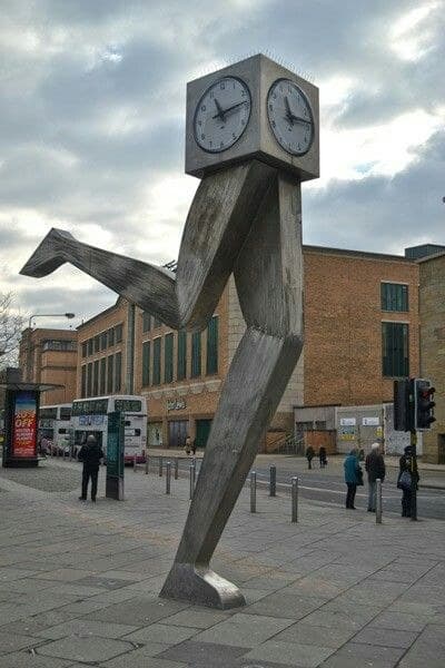 Walking Clock Figure — SketchUp Model