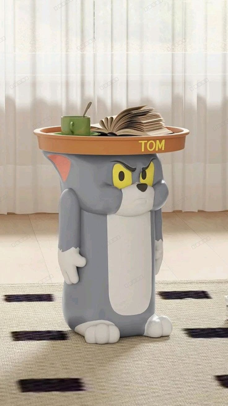 Cartoon Cat Figurine — SketchUp Model