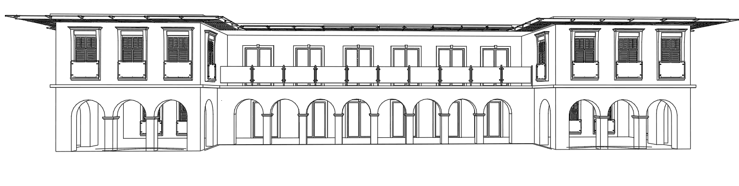 Large Villa with Landscaped Garden — SketchUp + DWG