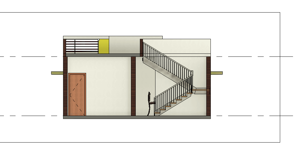 Single-Storey Villa with Carport — Revit Model