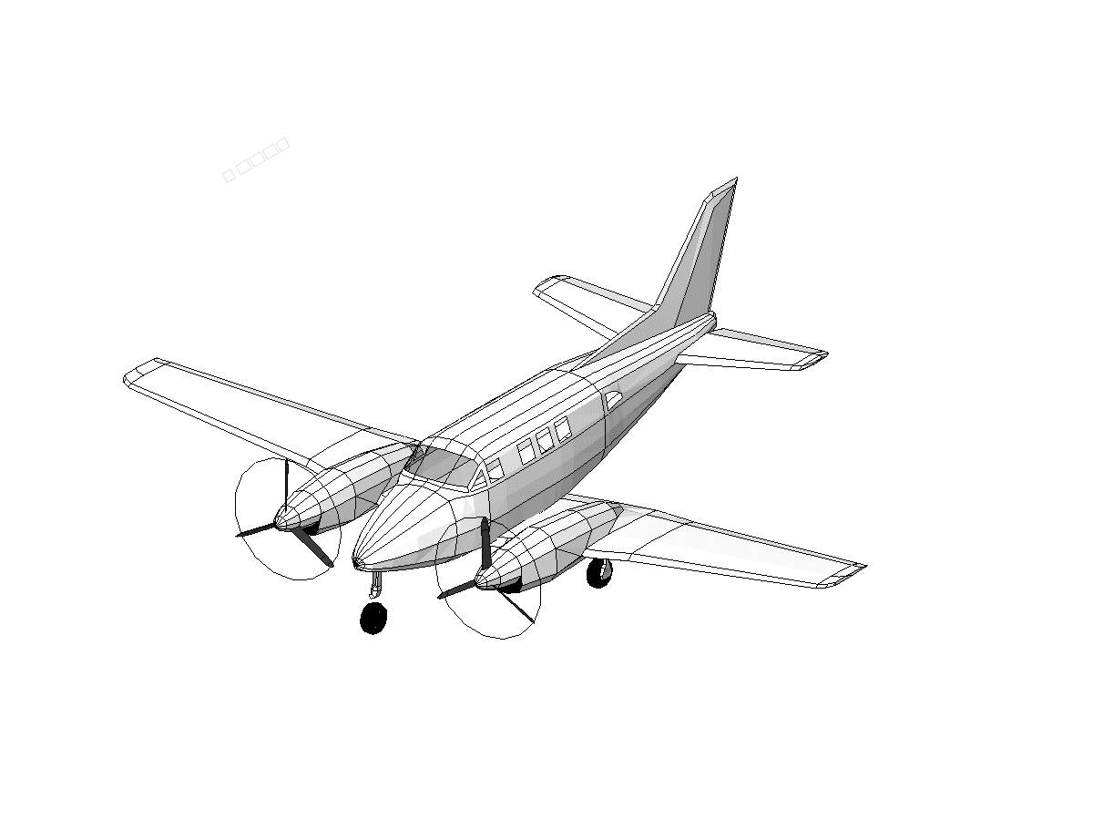 Dual Prop Plane 787 — Revit Family