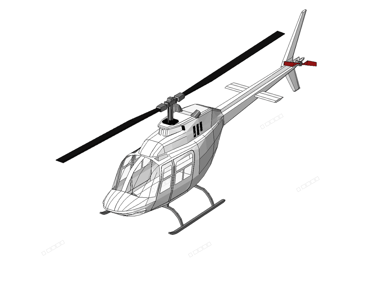 Helicopter — Revit Family