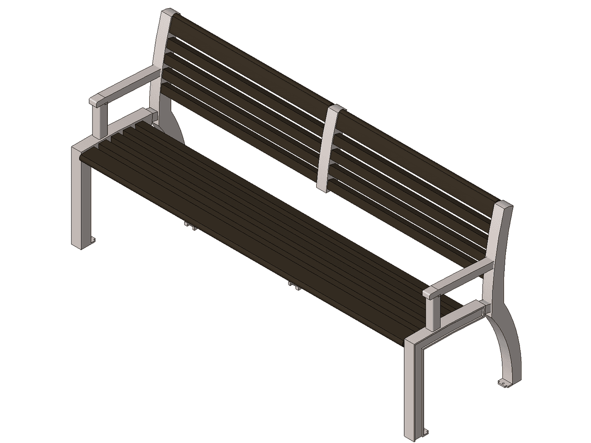 Benches Maglin MLB700AW — Revit Family