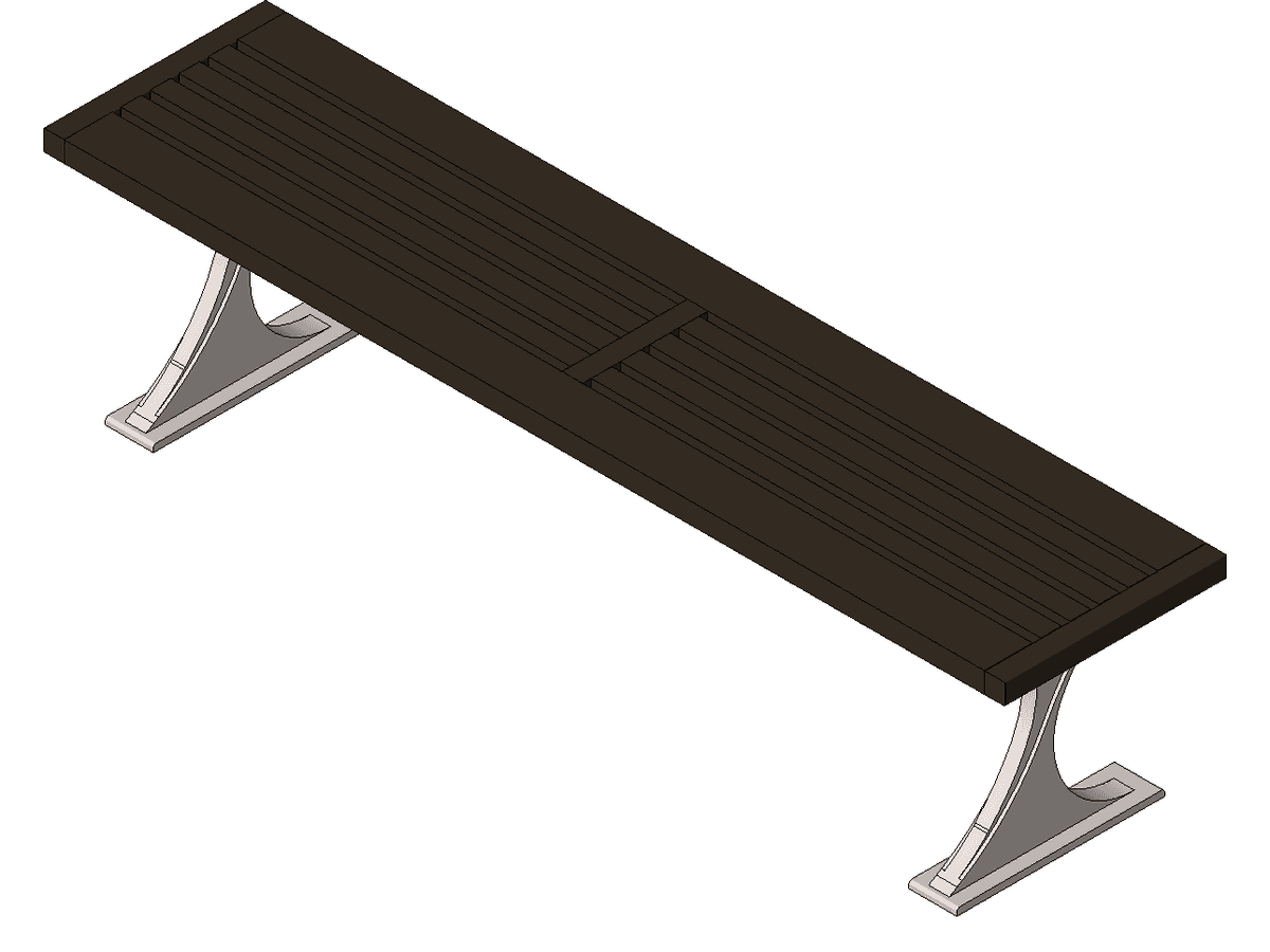 Benches Maglin MLB1200BW — Revit Family