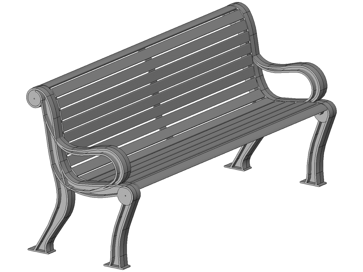 Urbanscape Bench — Revit Family