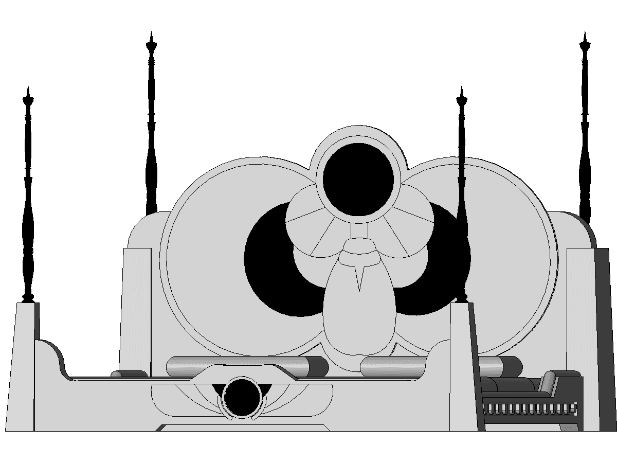Egypt Based Bed — Revit Family