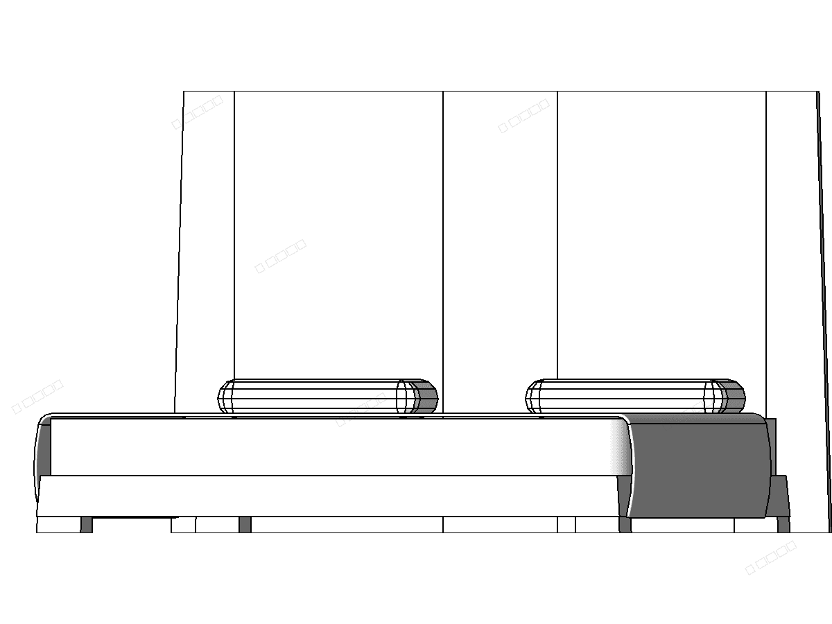 Shetland High Bed — Revit Family