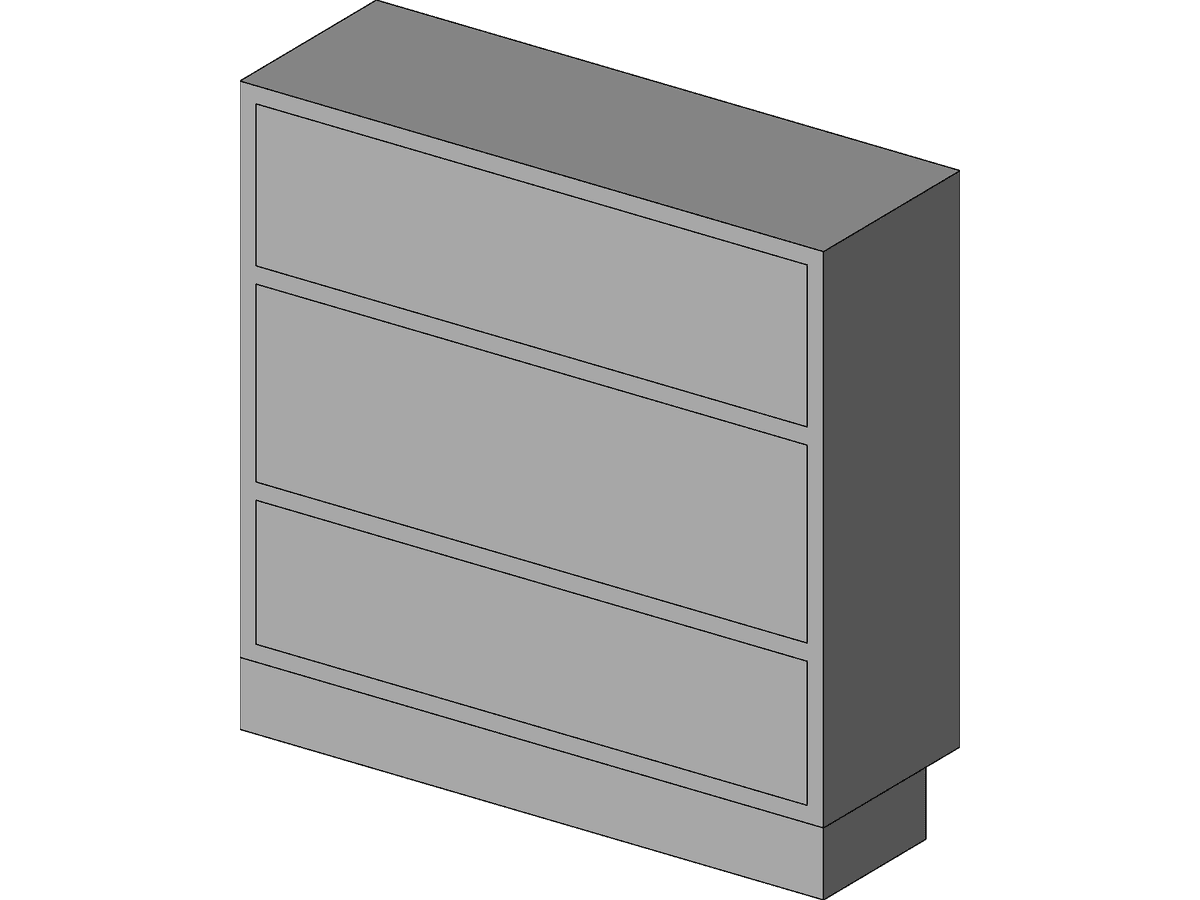 Book Shelf 772 Book Case — Revit Family