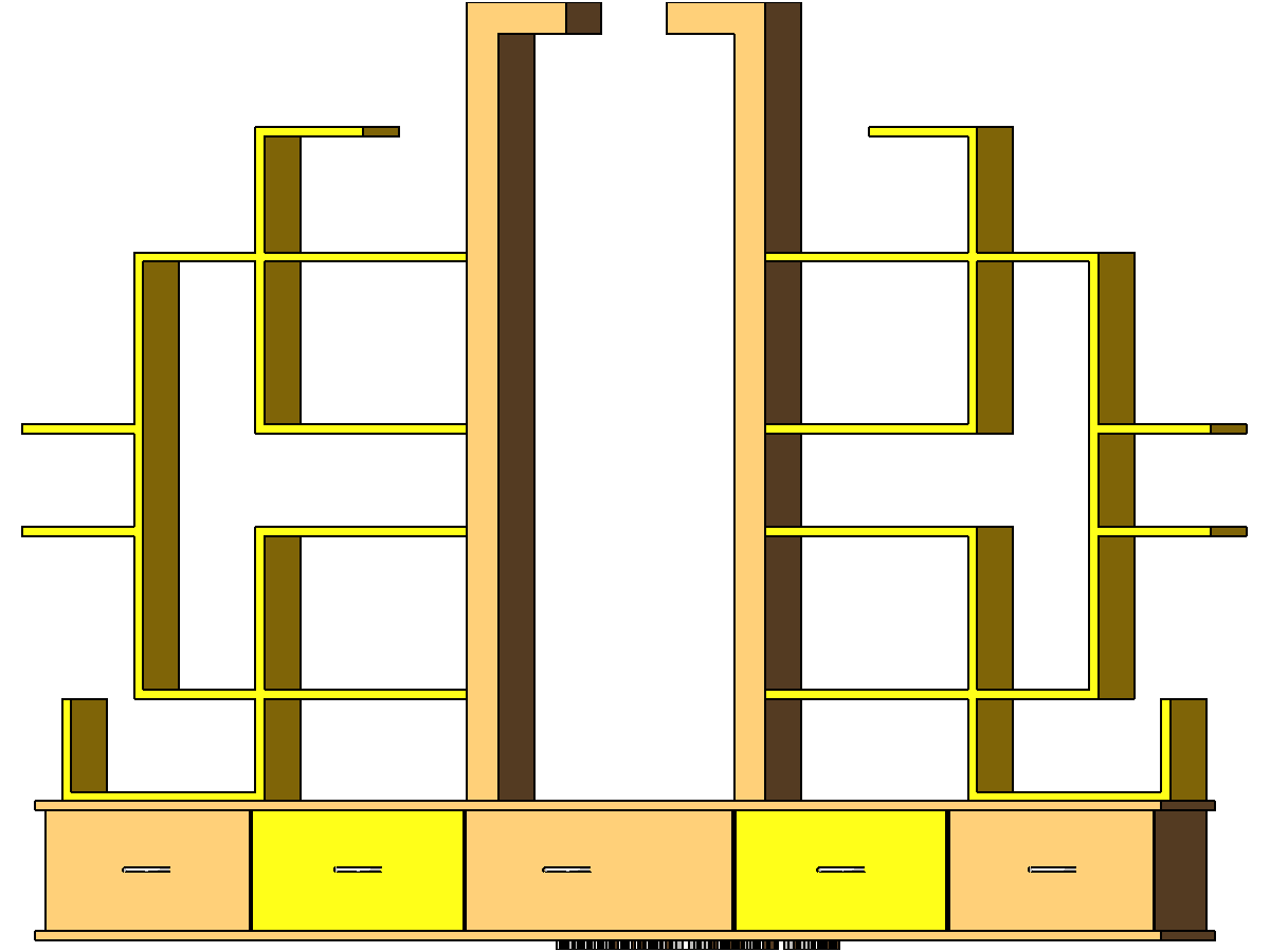 BOOK SHELF — Revit Family