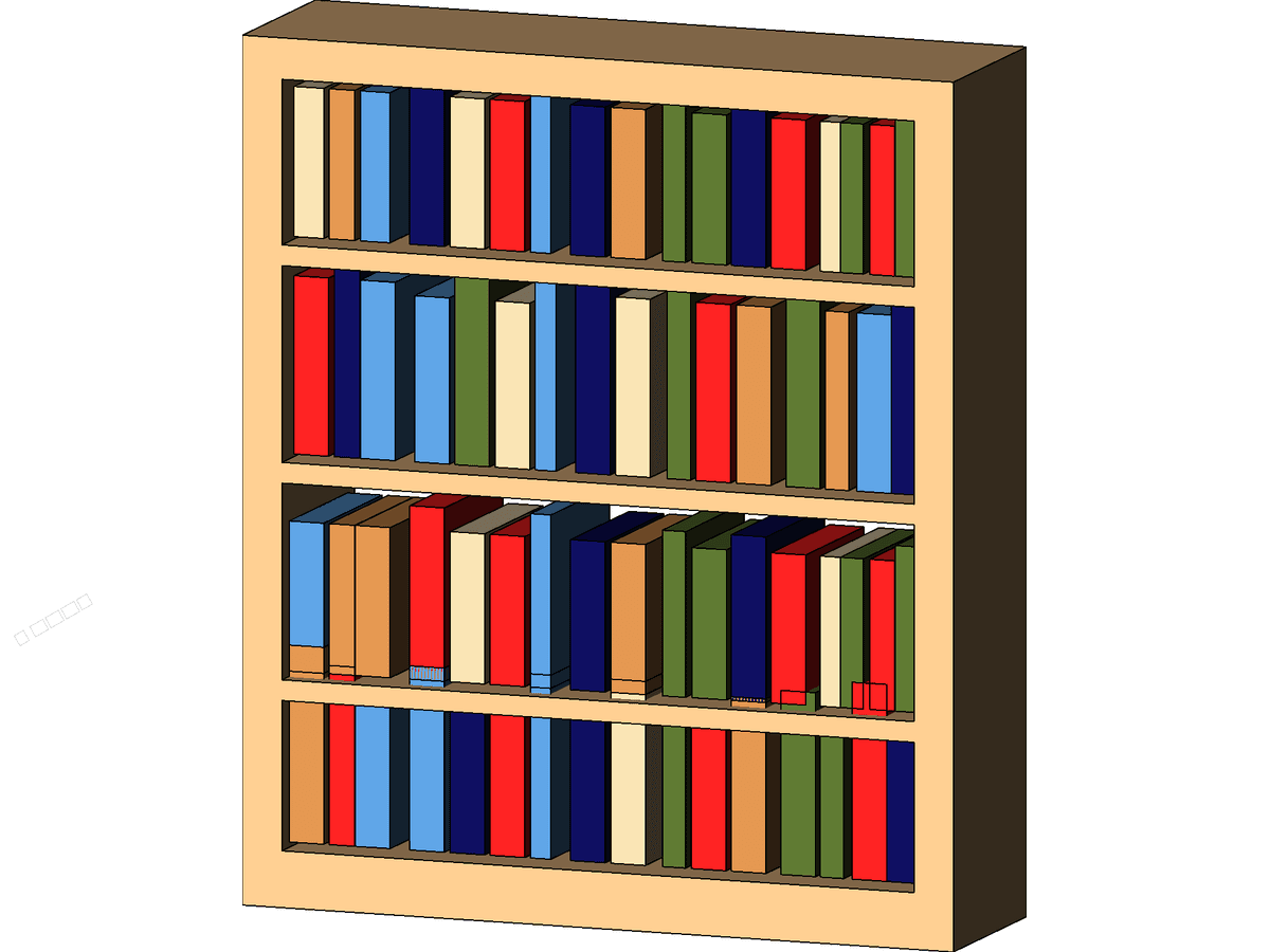 Library Stacks Older Version — Revit Family