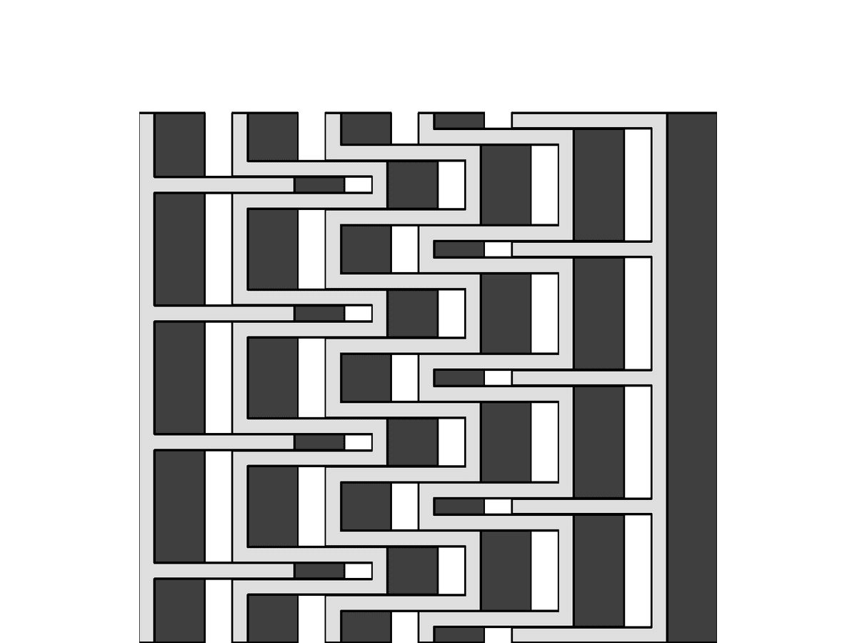 Zig Zag Bookshelve — Revit Family