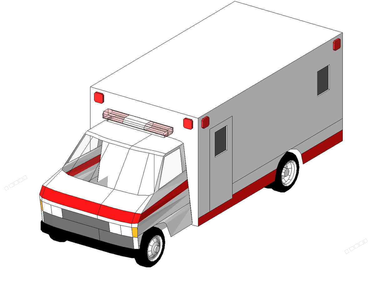 Ambulance — Revit Family