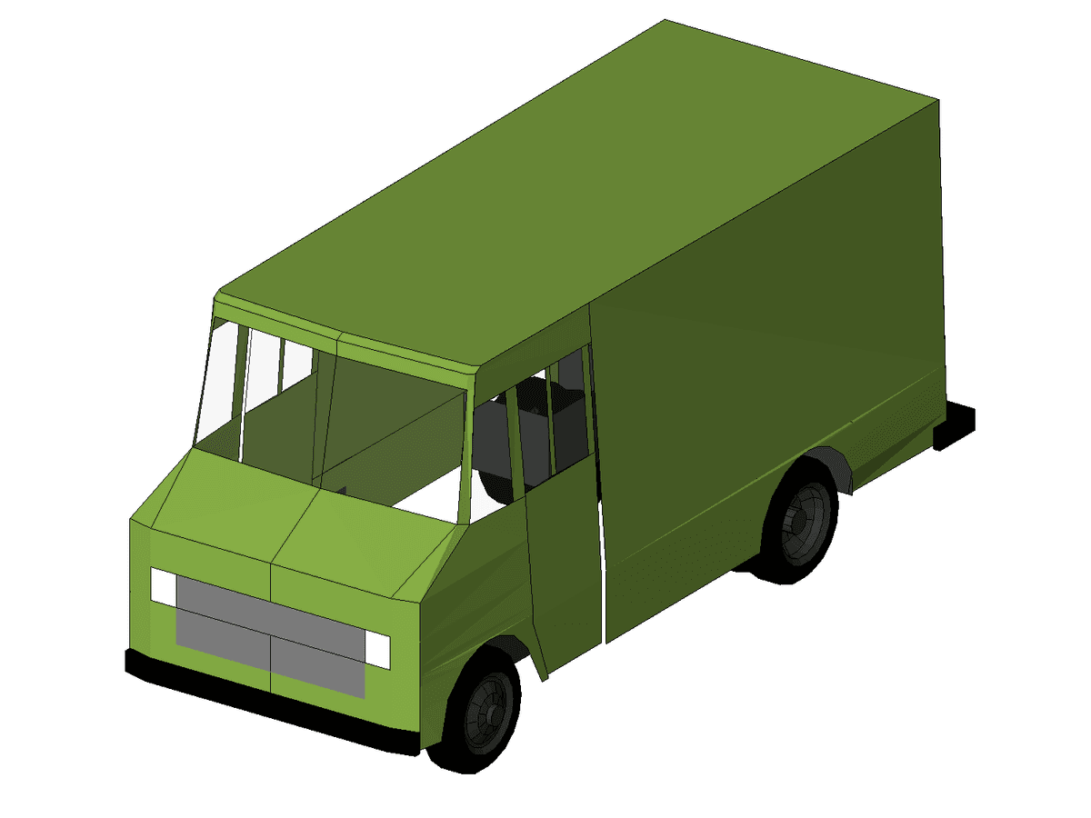 Box Van 816 — Revit Family