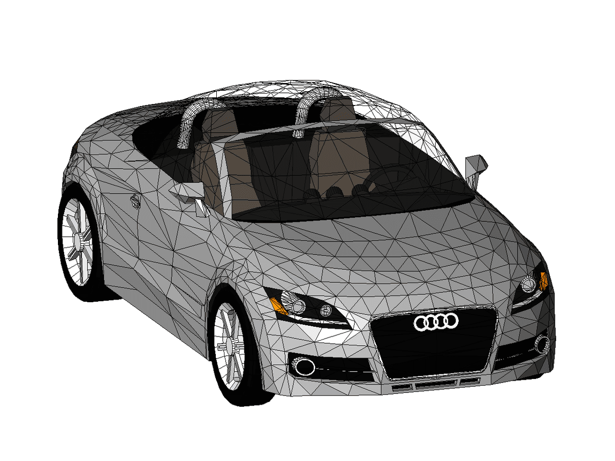 Audi TT Roadster 2007 — Revit Family