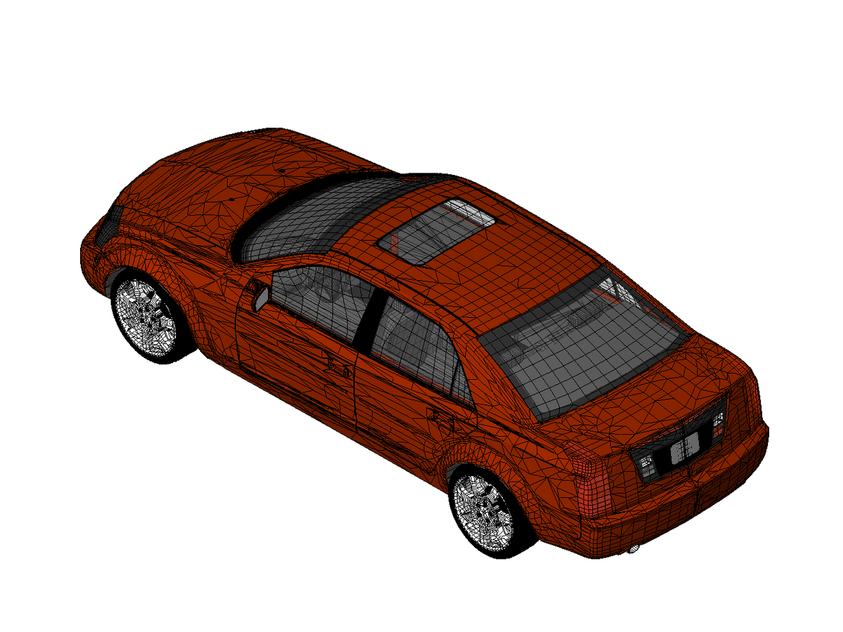 Cadillac CTS — Revit Family