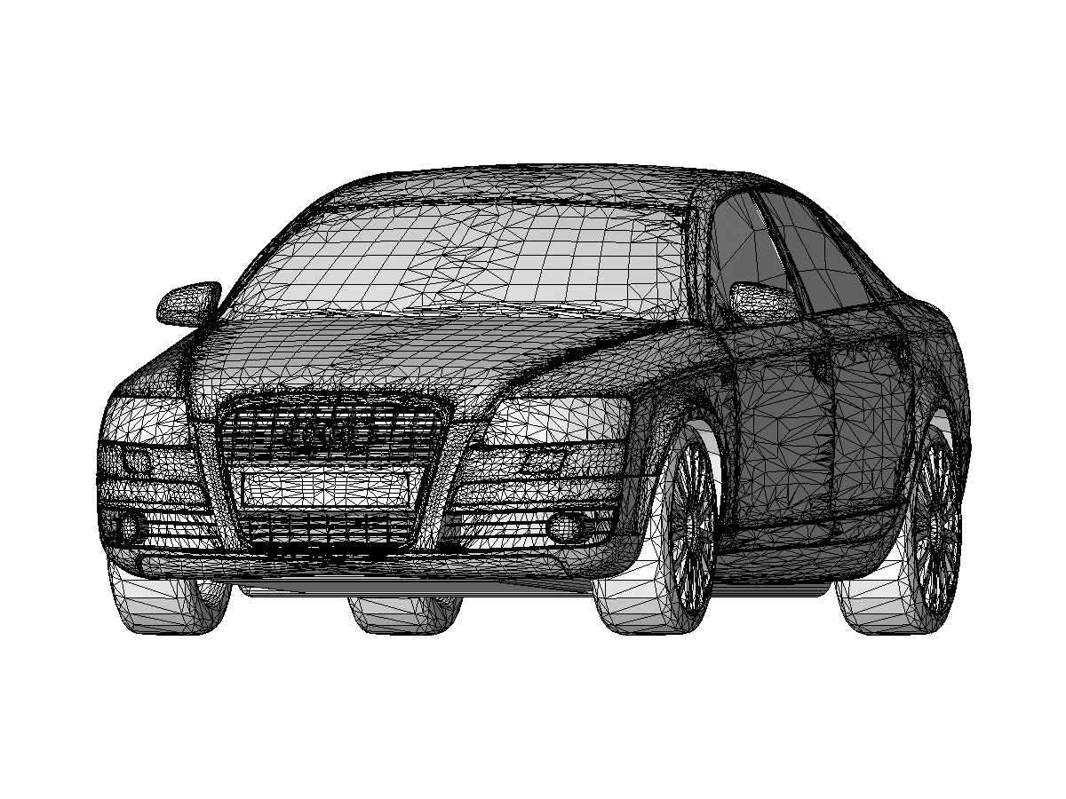 Car Audi A6 — Revit Family