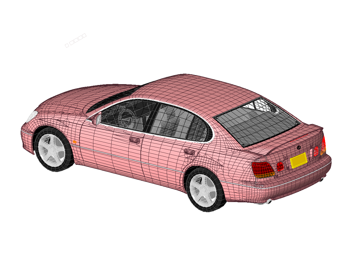 Lexus Gs300 — Revit Family
