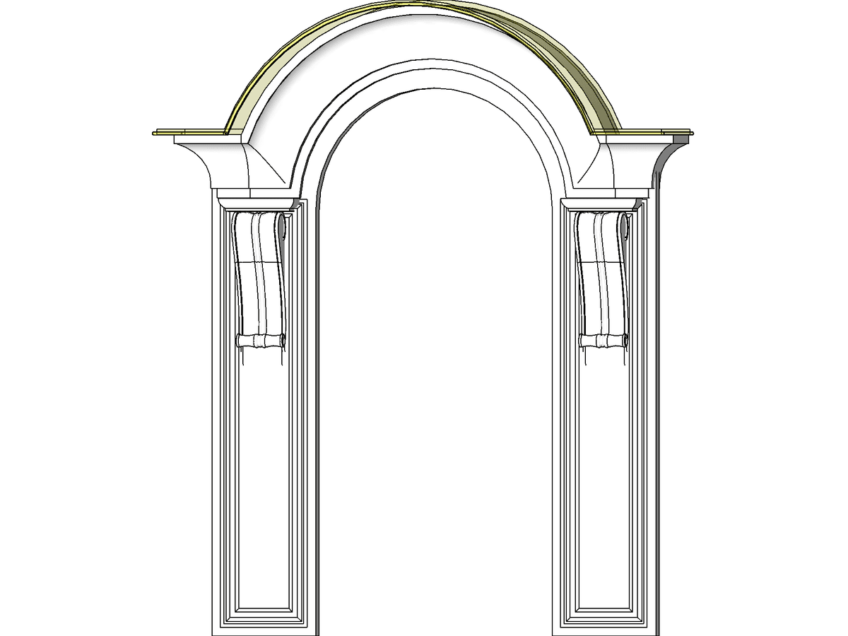 __14336 — Decorative Column Revit Family