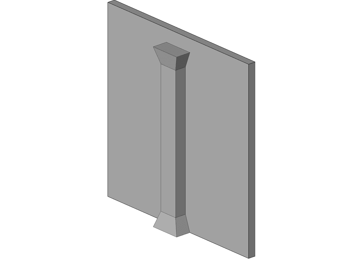 Flexible Box Pilaster Column Enclosure — Decorative Column Revit Family