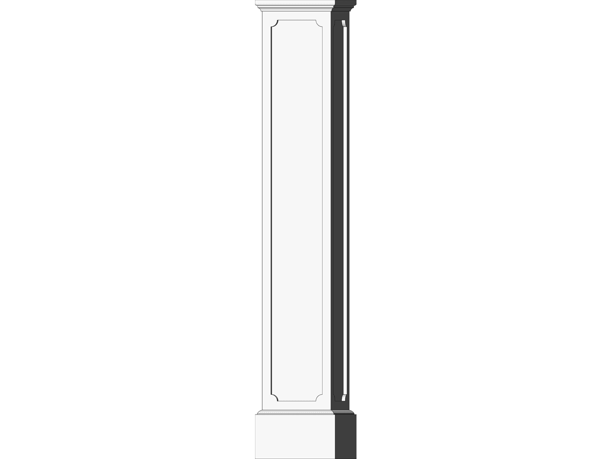 Quarry Column Columna De Cantera — Decorative Column Revit Family