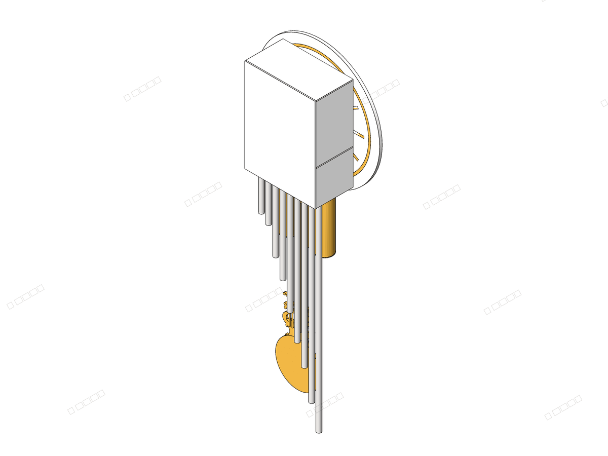 Fancy Lobby Clock — Revit Family