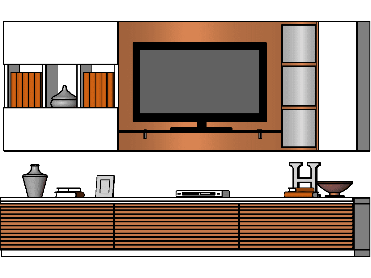 Mobile Per Soggiorno — Revit Family