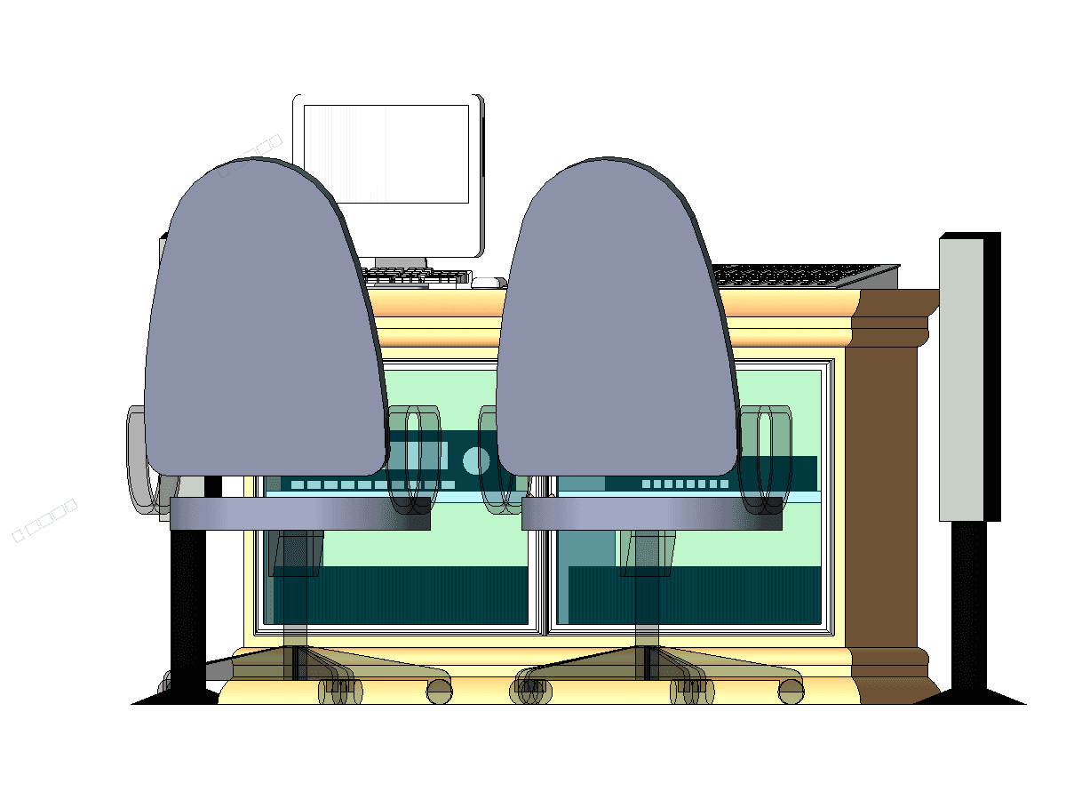 Sound Equipment Desk — Revit Family