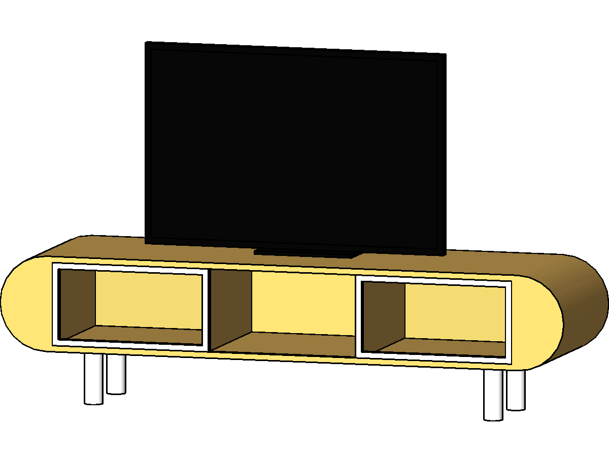 TV Stand — Revit Family