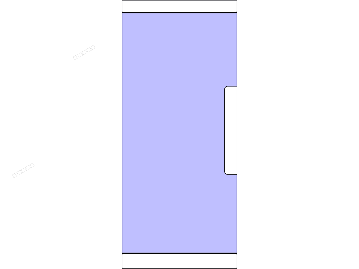 Door Single Glass Framed Push Plate (aus) — Curtain Wall Revit Family