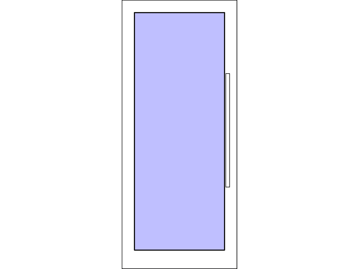 Sgl Glass — Curtain Wall Revit Family
