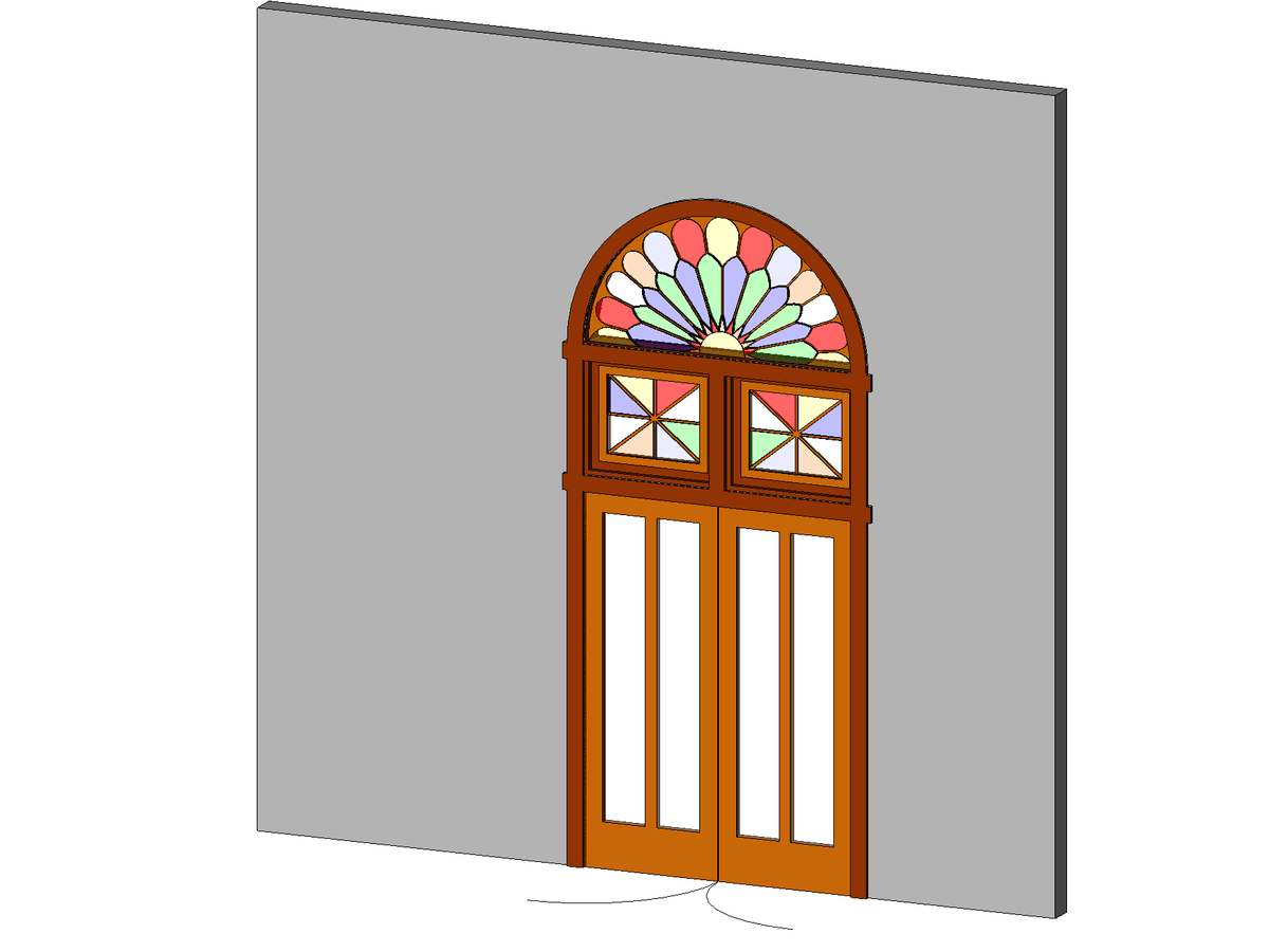 Persian Door — Double Door Revit Family