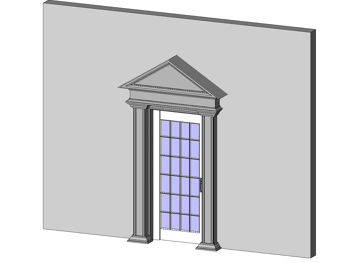 Victorian Door — Double Door Revit Family