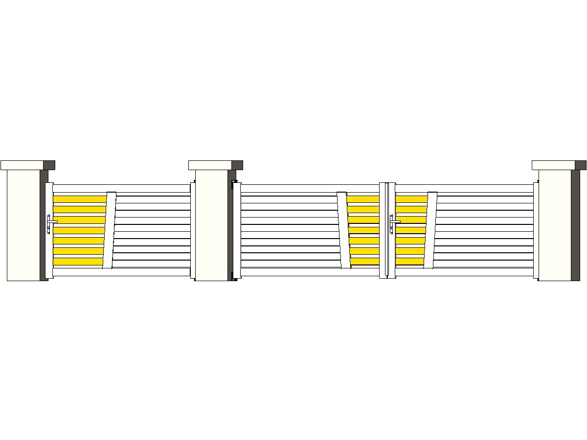 Cadiou Cadiou Kestenn — Gate Revit Family