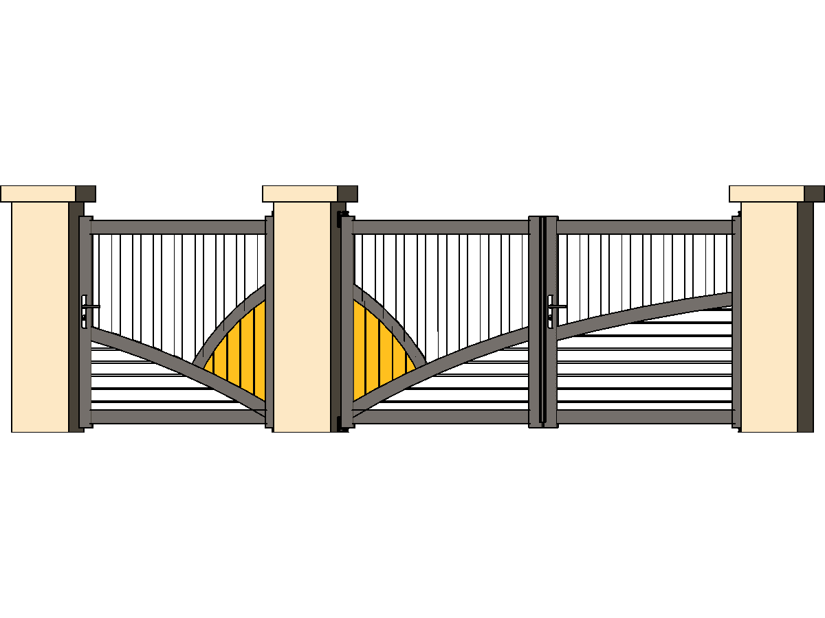 Cadiou Cadiou Nevez — Gate Revit Family