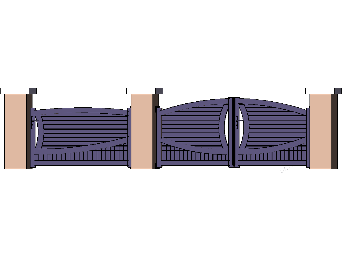 Cadiou Cadiou Youn — Gate Revit Family