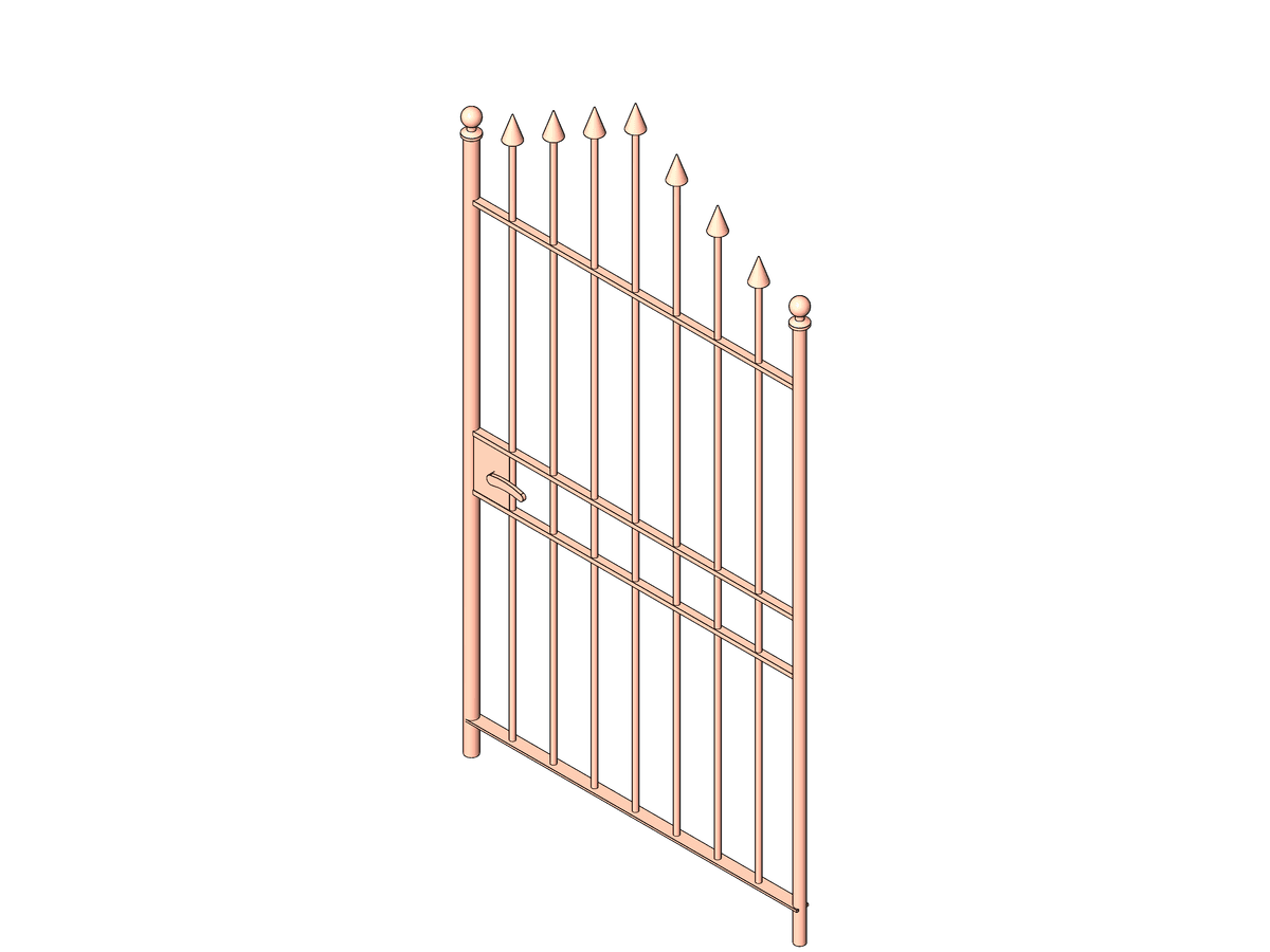 Gate Iron — Gate Revit Family