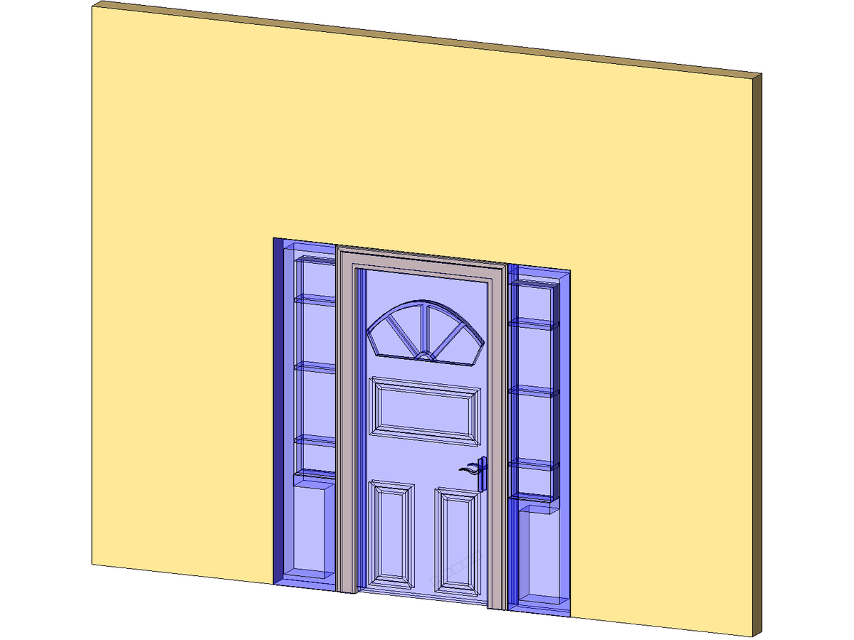 Custom Door — Opening Door Revit Family
