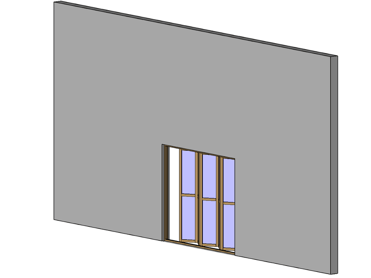 Sliding Folding Door Parametric — Opening Door Revit Family