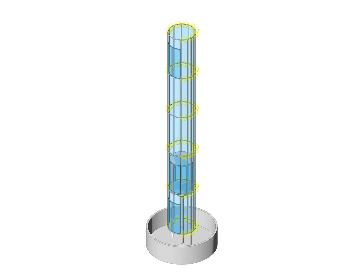 Circular Glass Elevator — Revit Family