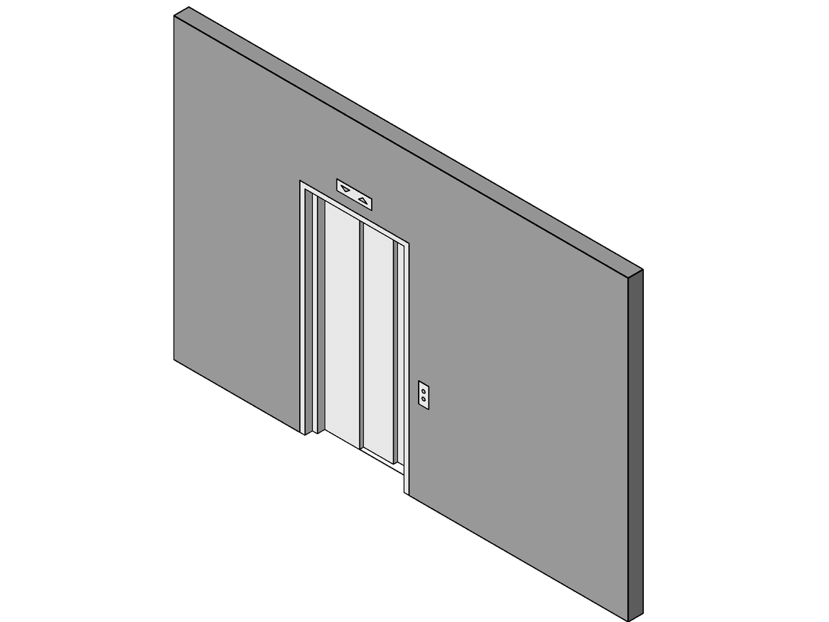 Lift Side Door (aus) — Revit Family