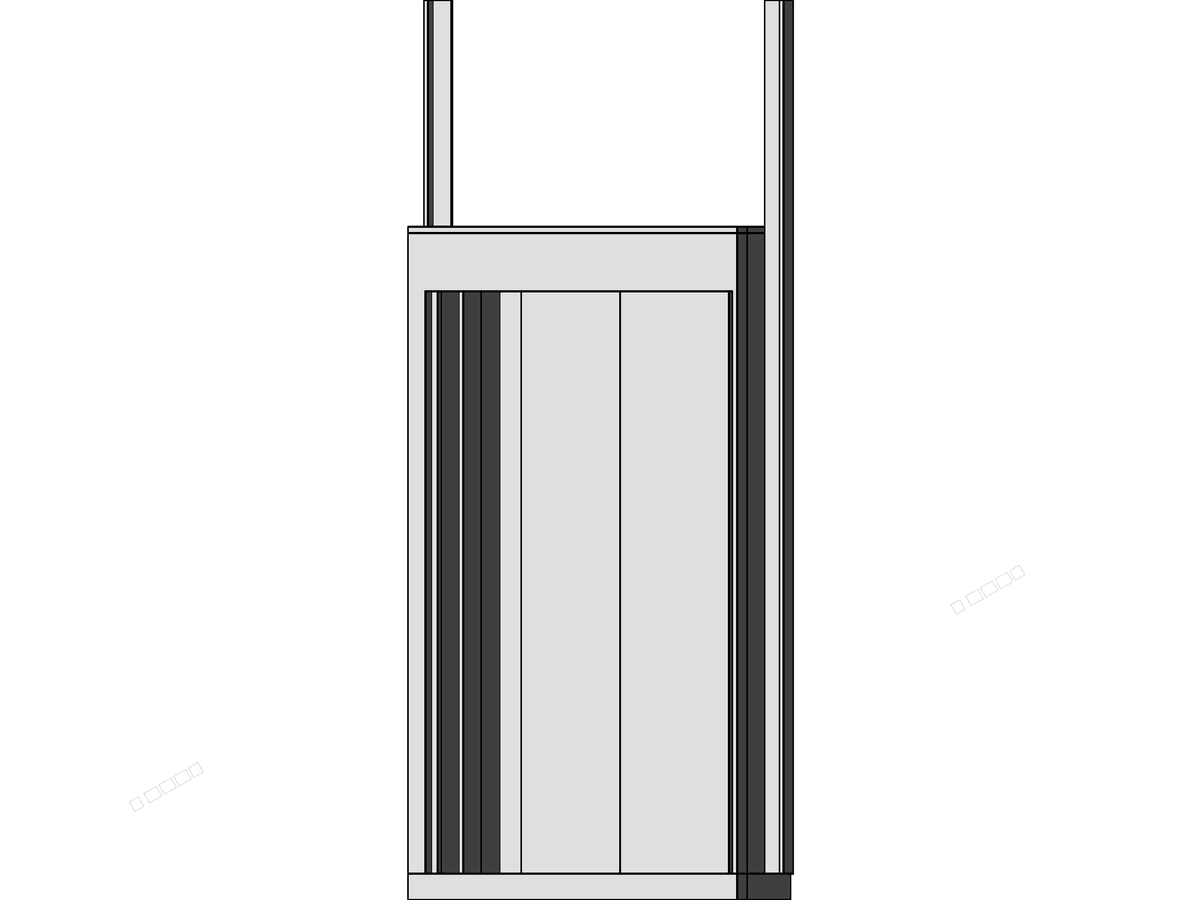 M Electric Lift 4 Person — Revit Family