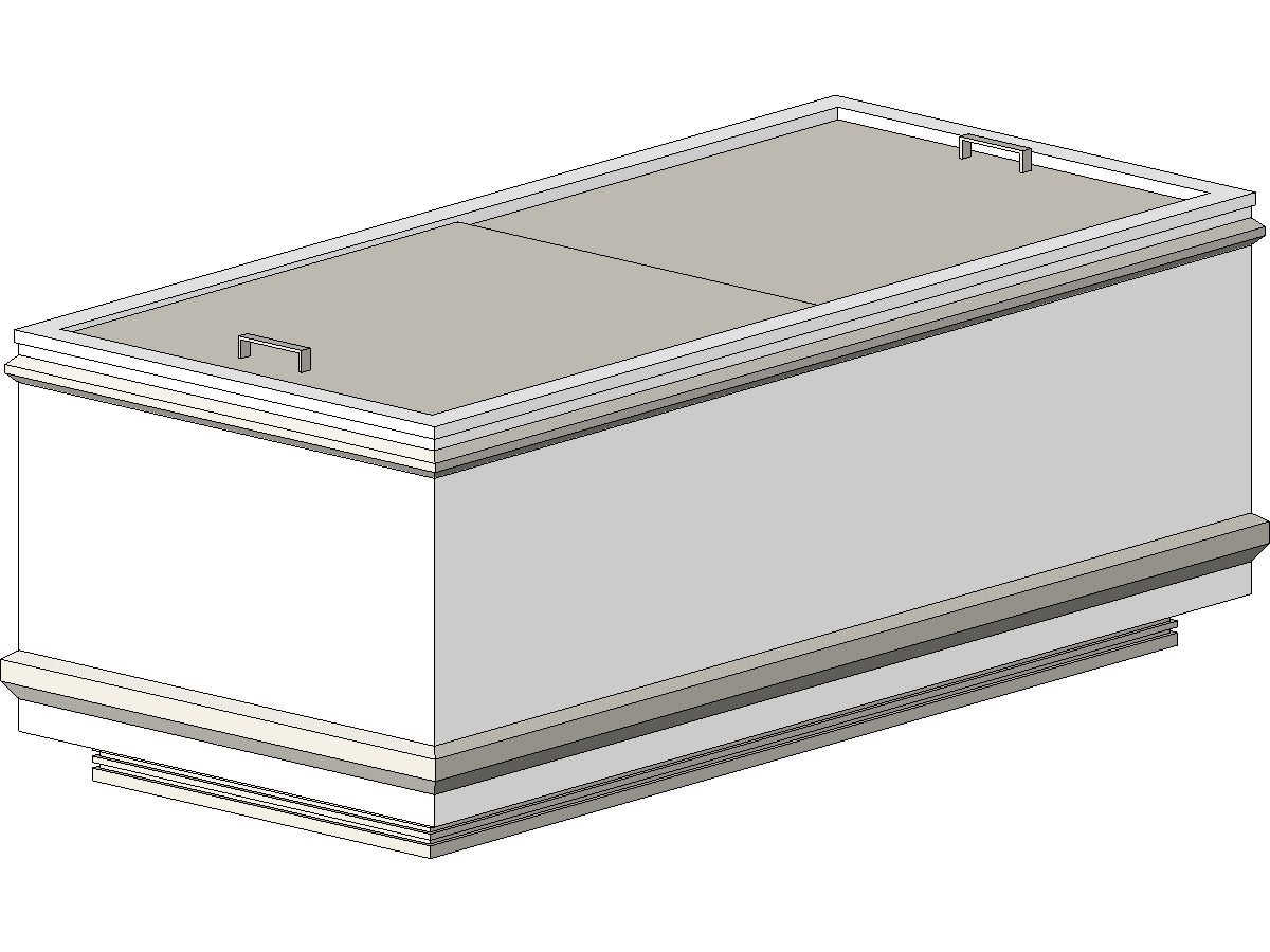 Freezer Closed Top — Revit Family