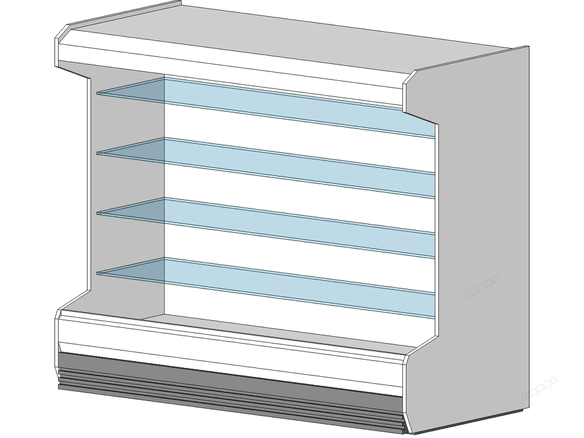 Merchandiser Dairy — Revit Family