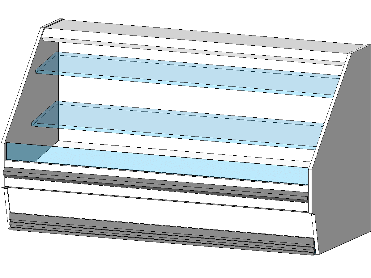 Merchandiser Meat Low — Revit Family
