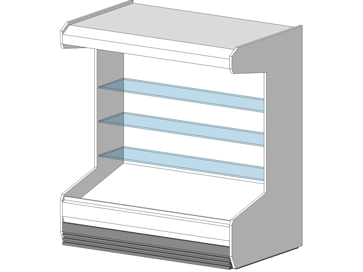 Produce Merchandiser — Revit Family