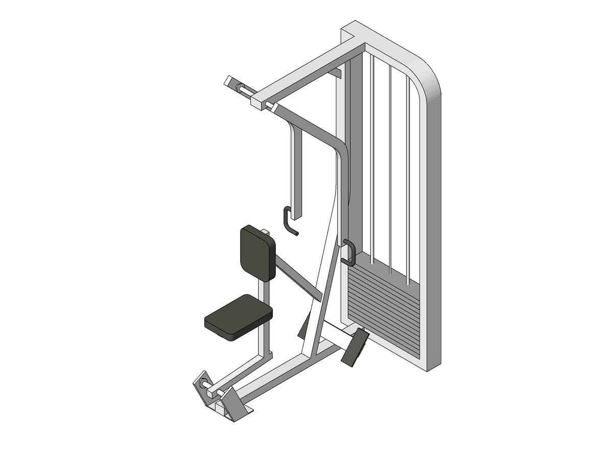 Seated Row — Revit Family