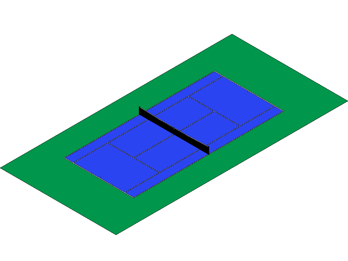 Tennis Court — Revit Family