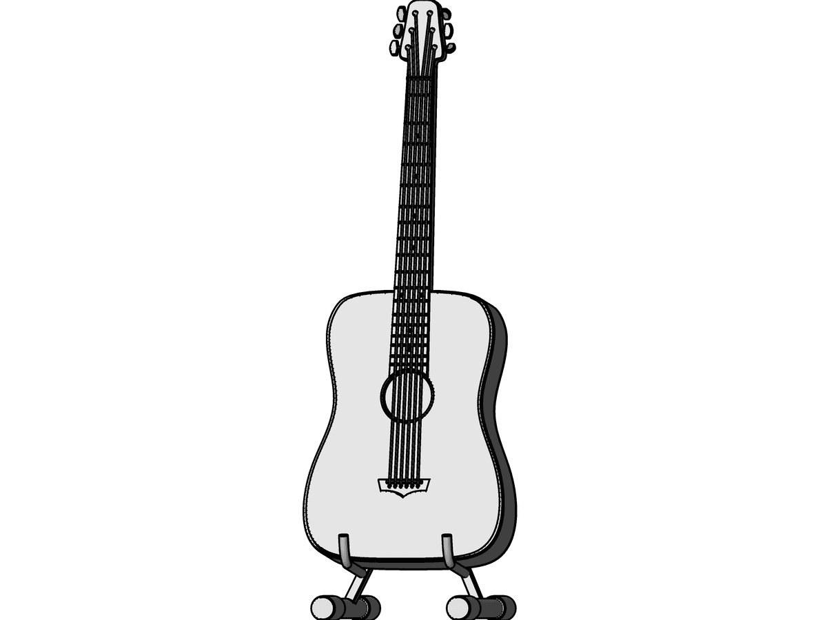 Guitar — Revit Family