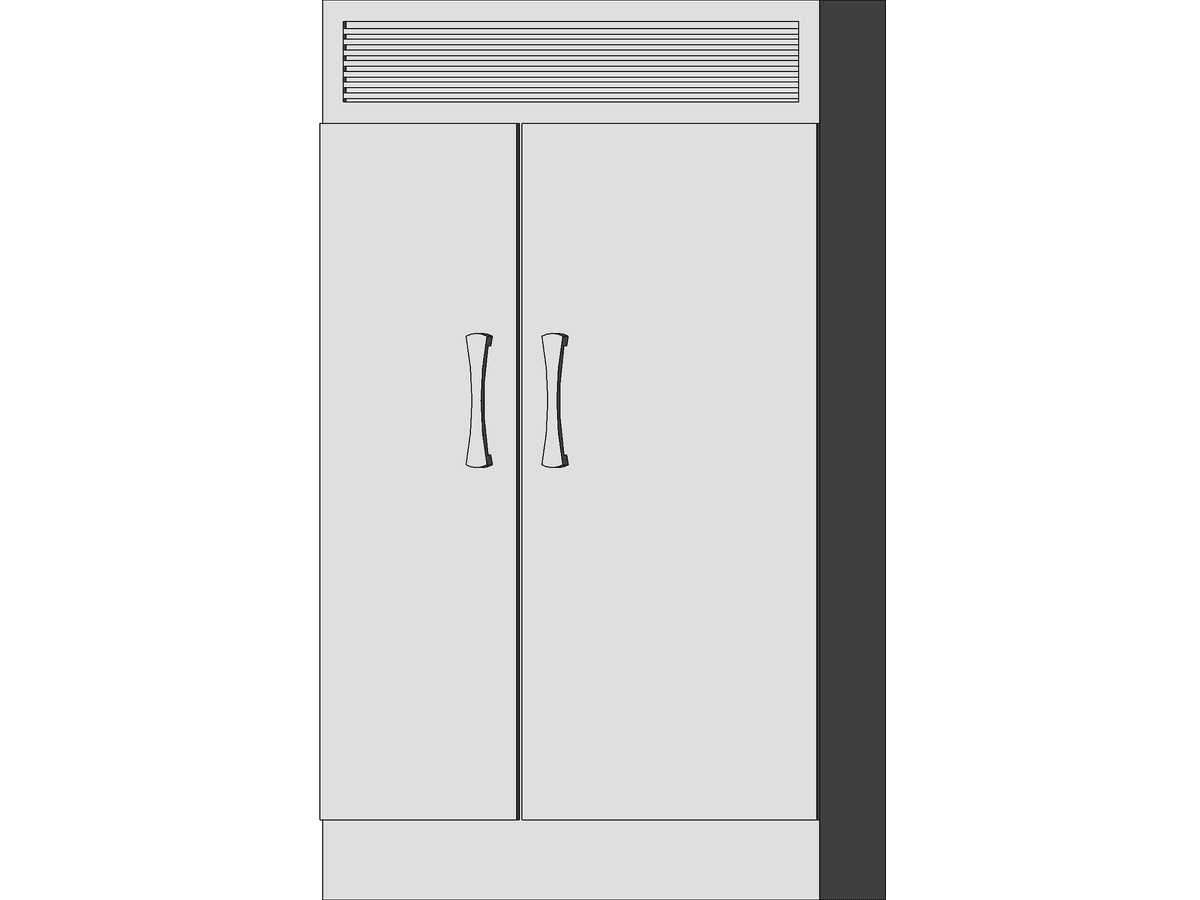 48quot Refrigerator — Revit Family
